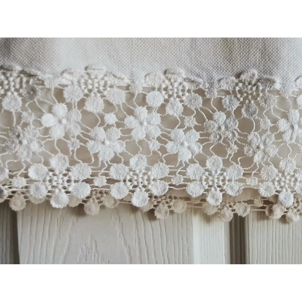 J.Crew Ivory Lace Trim Mini Skirt 4 Cotton Floral Eyelet Quiet Luxury Feminine